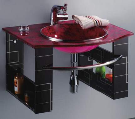 Évier en verre italien unique Modèle de marque Frap