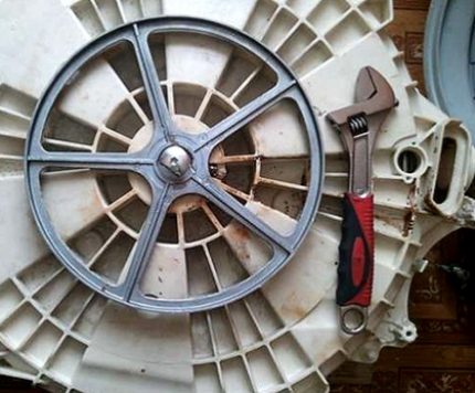 Démontage des roulements du réservoir