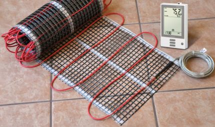 Tapis prêts à l'emploi pour le chauffage au sol électrique Tapis chauffant