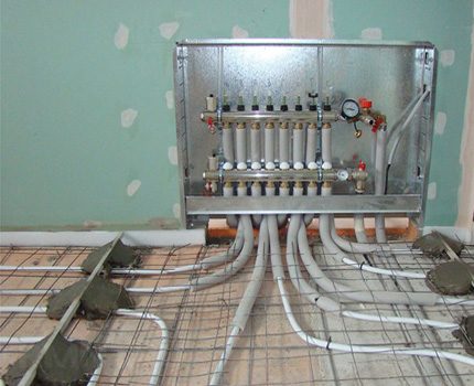 Collecteur pour chauffage par le sol