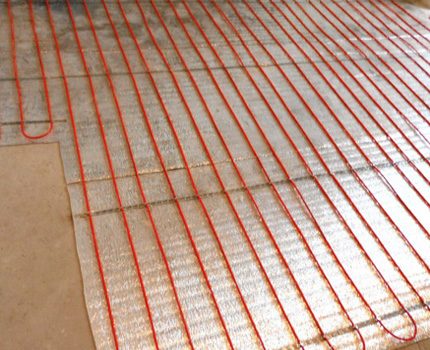 Isolation thermique du plancher électrique