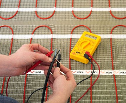 Vérification de l'opérabilité du système électrique