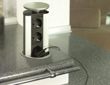 Module de douille rétractable