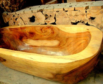 Superfície de banho suavemente polida