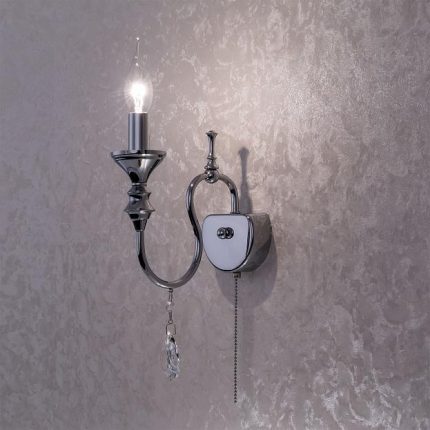 Cord view of light switch Cord switch