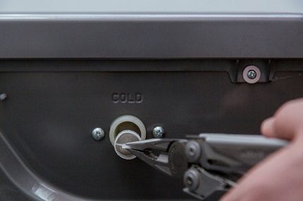 Filtre d'entrée machine à laver Filtre d'entrée machine à laver