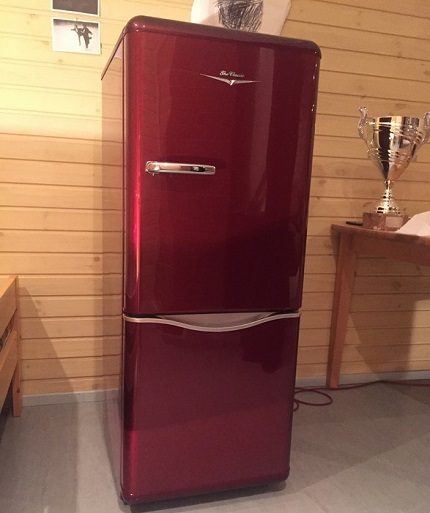 Réfrigérateur chic de style rétro RN173NR - modèle de luxe