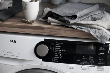 Les appareils électroménagers AEG ont acquis une excellente réputation sur le marché européen Machines à laver AEG