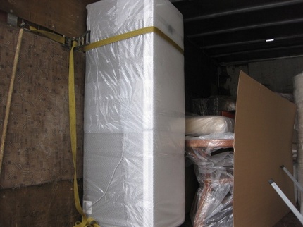 Fixation correcte du réfrigérateur