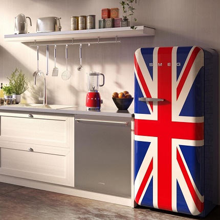 Fridge with state symbols