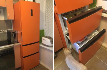 Les modèles de réfrigérateurs élégants vous permettent de choisir la bonne option Ergonomie - une caractéristique distinctive de Haier