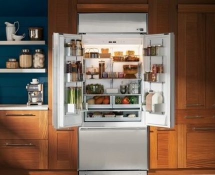 La conception inhabituelle du réfrigérateur augmente considérablement son coût Réfrigérateur côte à côte