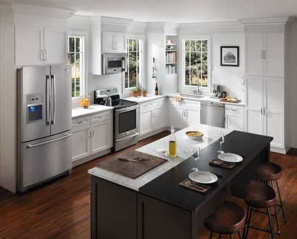 Kühlschrank mit französischer Tür