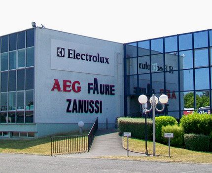 Représentation d'Electrolux en France