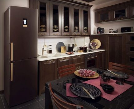 Réfrigérateur Bosch à l'intérieur