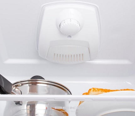 Le schéma du réfrigérateur sans gel