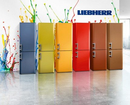 Liebher préfère créer une technologie dans des schémas de couleurs populaires Sélecteur de couleurs pour réfrigérateur Liebher