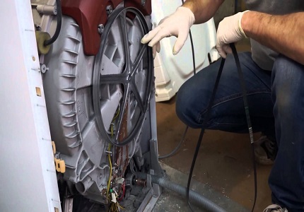 You can get to the belt in the washer yourself Monoclinic single belt