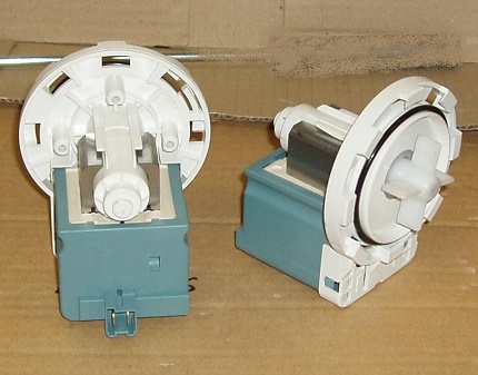 New washer pump to replace old