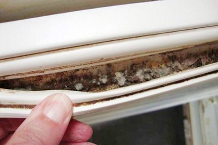 Le joint de porte est en panne