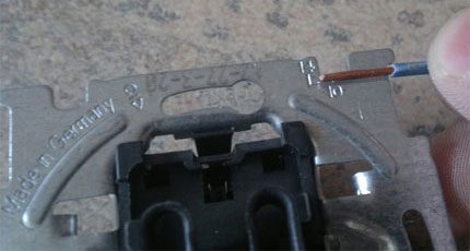 Markierung der Entfernung der Isolierung