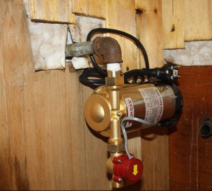 Pompe équipée d'un capteur de débit