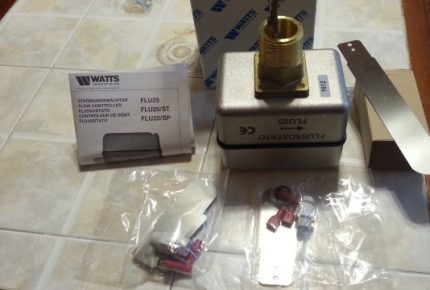 Réglage du capteur de gaine