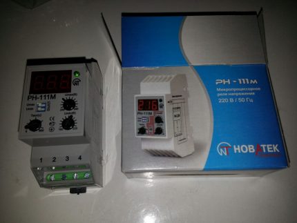 Relais sur rail DIN Relais monophasé