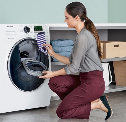 Machine à laver le linge Samsung Porte de buanderie