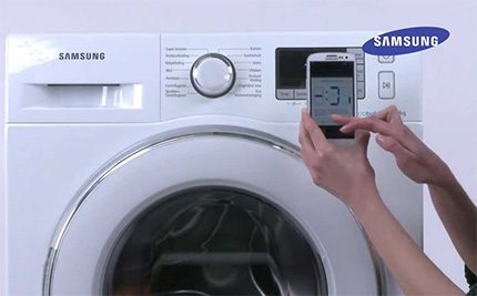 Fonction de dépannage de la machine à laver Samsung Utiliser un smartphone pour détecter les erreurs