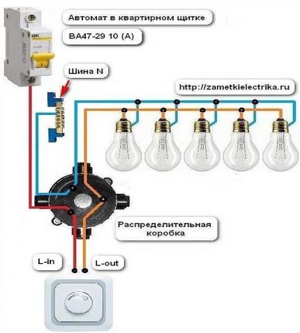 According to the scheme, you can connect the switch yourself Wiring diagram for touch switch