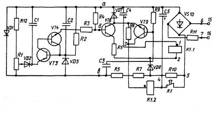 Diagramme de bloc de ralentissement