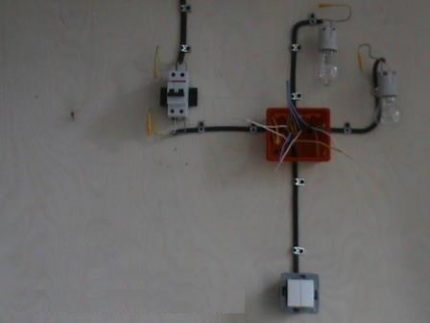 Bağlantı kutusu kablolaması Çift anahtar bağlantısı