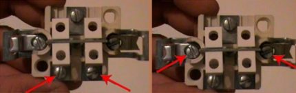 Çift devre kesici Çift Anahtar Kontakları