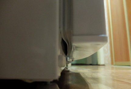 Résultat de déformation du joint Problèmes d'étanchéité