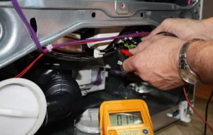 Vérification du circuit électrique du groupe frigorifique Réparation du réfrigérateur Stinol