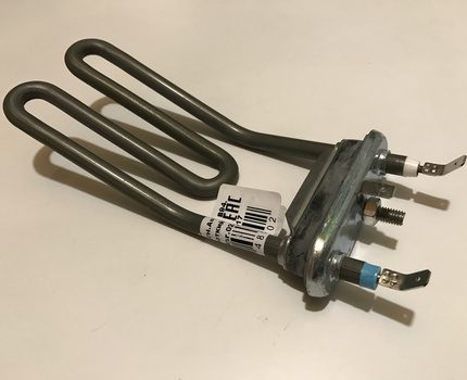 L'ancien élément incurvé doit être remplacé par un nouveau similaire Chauffage incurvé pour machine à laver