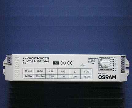 Les engrenages de contrôle Osram se distinguent à un prix abordable Ballast électronique Osram