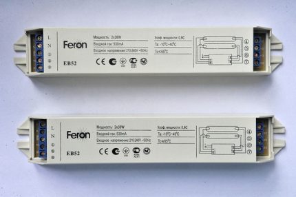 Les puces sont légères Ballasts électroniques Feron