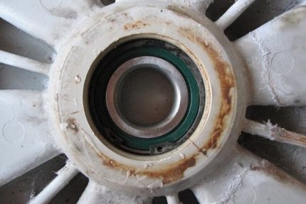 Pockets of rust in household appliances