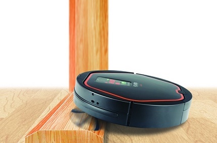 Aparência da marca de aspirador de pó robô iClebo Arte Aspirador perfil iClebo Arte