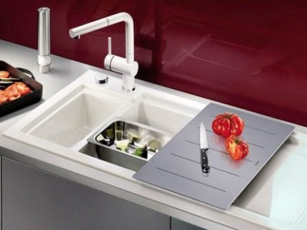 Pias de cerâmica Blanco