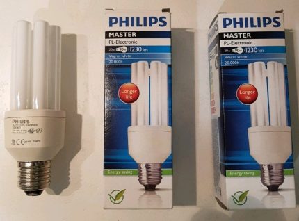 Les lampes PHILIPS sont respectueuses de l'environnement Paramètres de l'ampoule PHILIPS