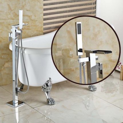 Spectacular floor model Floor mixer waterfall