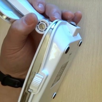 Bouton pour mettre la lampe en mode autonome