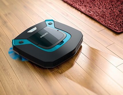 Le robot fait un nettoyage humide Robot de marque Philips