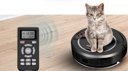 Remote control robot vacuum cleaner Remote control redmond-rv-r100