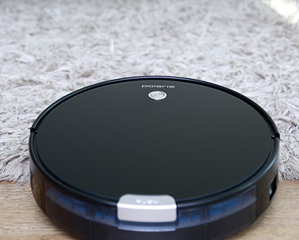 Autodiagnóstico de robôs aspiradores Polaris