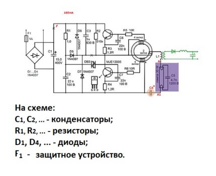 Il est important de choisir le bon appareil pour la puissance de la lampe Circuits d'instruments pour une puissance jusqu'à 20 watts