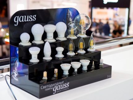 Modifications des ampoules LED Ampoules LED Gauss